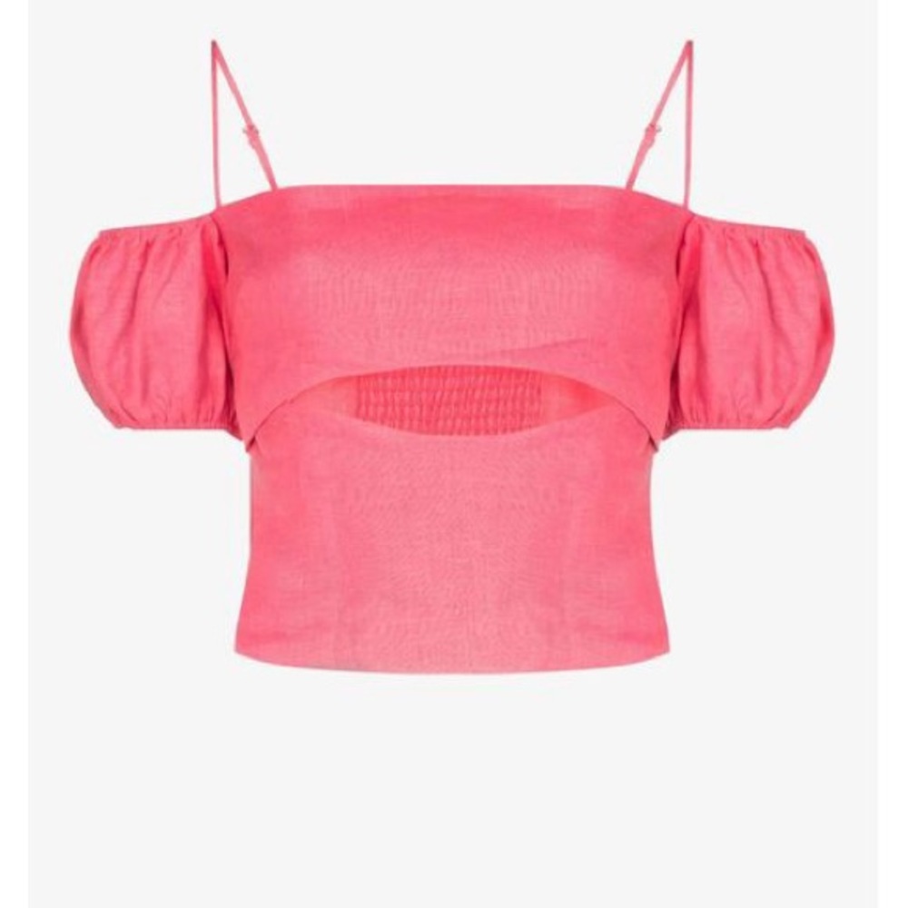 Reformation Lainey Linen Top